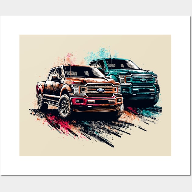 Ford F150 Wall Art by Vehicles-Art